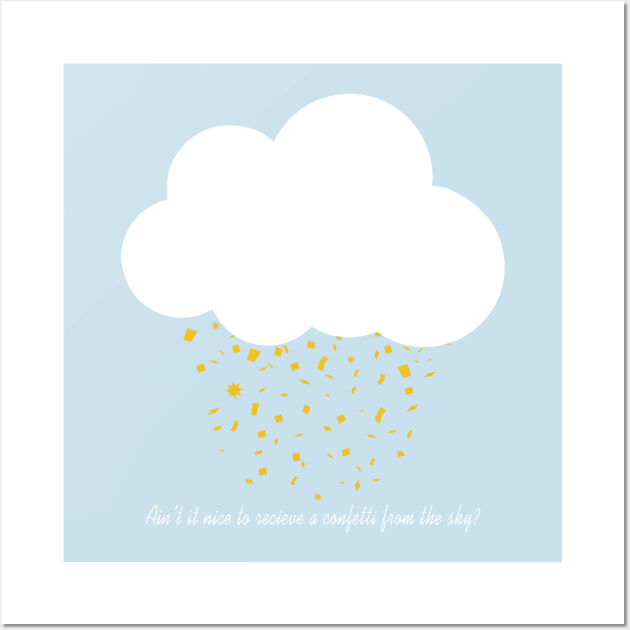 Confetti From The Sky Wall Art by TDtigress